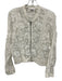 Jack Size S White Polyester Long Sleeve Knit Zip Up Top White / S