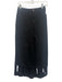 Melbourne Size XS Black Cotton Wide Leg High Rise Zip Fly Cut Out Pants Black / XS