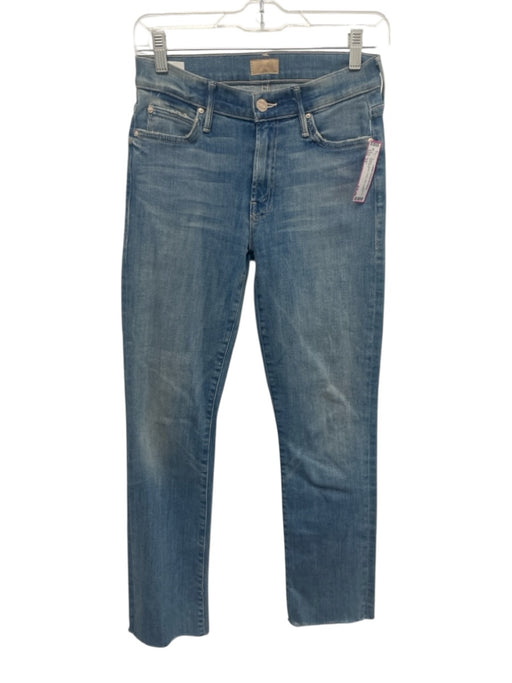 Mother Size 25 Medium Wash Cotton Slim Painted Jeans Medium Wash / 25