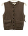 COS Size XS Taupe Beige Wool Ribbed Trim Flap Pockets Button Down Vest Sweater Taupe Beige / XS