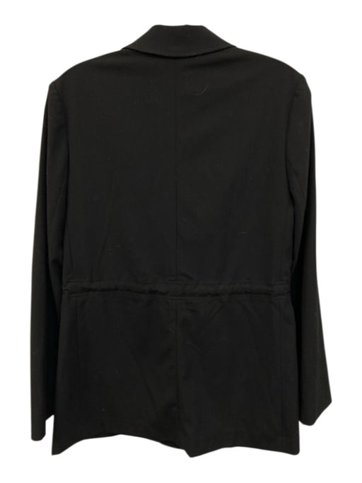 Drew Size XS Black Polyester Blend Tie Waist Flap Pockets Blazer Jacket Black / XS