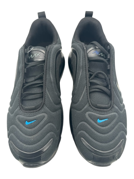 Nike Shoe Size 7Y Black & Blue Nylon Air Max lace up Low Top Swoosh Sneakers Black & Blue / 7Y