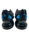 Nike Shoe Size 7Y Black & Blue Nylon Air Max lace up Low Top Swoosh Sneakers Black & Blue / 7Y