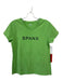 Spanx Size L Green Cotton Spandex graphic Short Sleeve Top Green / L