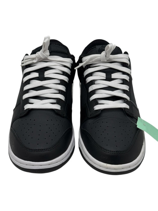 Nike Shoe Size 8.5 Like New Black & White Leather Solid Sneaker Men's Shoes Black & White / 8.5