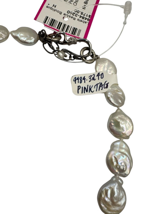 No Brand Pearl Freshwater Pearl Silver Hardware Choker Necklace Pearl