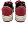 Nike Shoe Size 8.5 Black, Red, White Leather Perforated Low Top Lace Up Sneakers Black, Red, White / 8.5