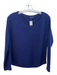 Eileen Fisher Size XS Blue Alpaca Round Neck seam detail Long Sleeve Top Blue / XS