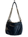 Elie Tahari Black Leather Bronze metal accents Top Zip Chain Strap Shoulder Bag Black / Medium