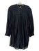 Marant Etoile Size 34 Black Cotton Button Front Slip Inc Mini Dress Black / 34