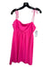 Amanda Up Richard Size Medium Fuschia Polyester Spaghetti Strap Smock Back Dress Fuschia / Medium