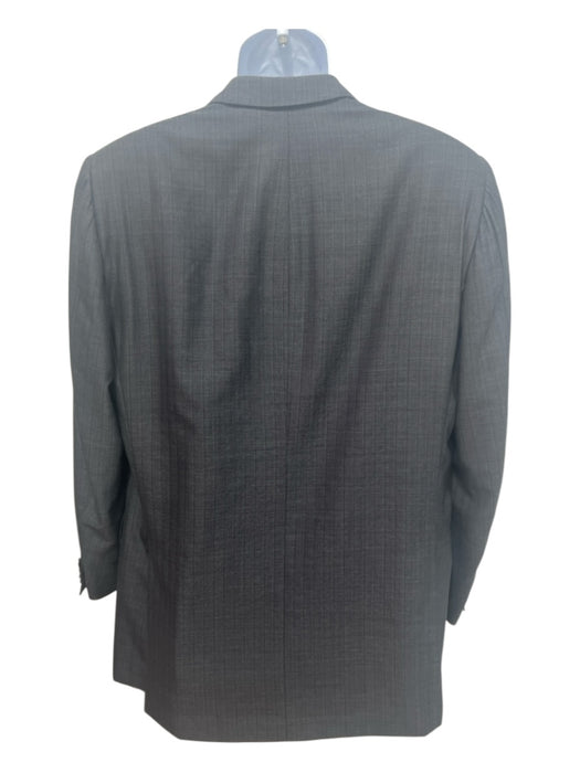 Zegna Gray Wool Plaid 2 Button Men's Suit Gray / 54