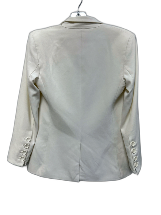 Capulet Size S Cream Polyester Blend Single Breasted Welt Pocket Blazer Jacket Cream / S