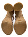 Dolce Vita Shoe Size 7.5 Tan, Beige, Black Straw & Canvas Ankle Buckle Sandals Tan, Beige, Black / 7.5