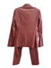 Frame Size 2 Pink Cotton Blend Velvet Mid Rise Button Front Pants Set Pink / 2