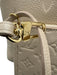 Louis Vuitton Beige Leather Embossed Monogram Empreinte Pouch Inc. Bag Beige / PM