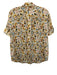 Lafayette 148 Size Small Yellow, Orange, Blue & Pink Silk Short Sleeve Top Yellow, Orange, Blue & Pink / Small