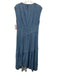 Frame Size Medium Medium Wash Cotton Denim Sleeveless Gathered Tiered Maxi Dress Medium Wash / Medium