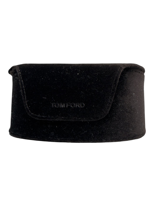 Tom Ford Silver & Black Acetate & Metal Blue Tint Oversize Gradient Sunglasses Silver & Black