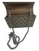 Gucci Brown & Beige Coated Canvas Envelope Guccissima silver hardware Bag Brown & Beige / Small