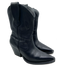 Thursday Boot Co. Shoe Size 7.5 Black Leather Stitching Pointed Cow Boy Booties Black / 7.5