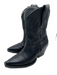 Thursday Boot Co. Shoe Size 7.5 Black Leather Stitching Pointed Cow Boy Booties Black / 7.5
