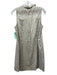 Tuckernuck Size XS Beige & White Cotton & Spandex Sleeveless Fawn Print Dress Beige & White / XS
