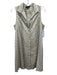 Tuckernuck Size XS Beige & White Cotton & Spandex Sleeveless Fawn Print Dress Beige & White / XS
