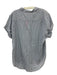 XiRENA Size XS Blue & White Cotton Striped Button Up Top Blue & White / XS