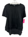COS Size XS Black Silk Top Black / XS