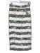 A.L.C. Size 2 Black & White Polyester Midi Skirt Black & White / 2