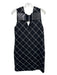 Rag & Bone Size 6 Black & White Polyester & Wool Blend Sleeveless Diamond Dress Black & White / 6