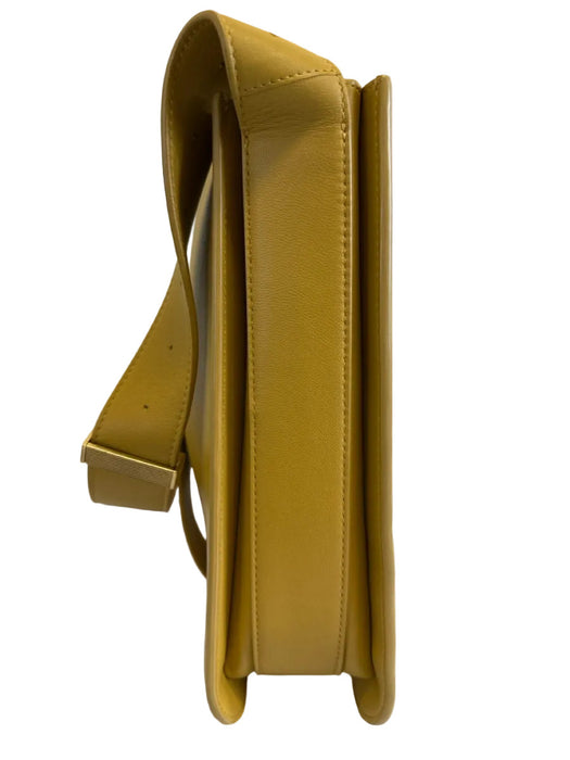 Bottega Veneta Yellow Leather Lambskin Gold Hardware Shoulder Bag Bag