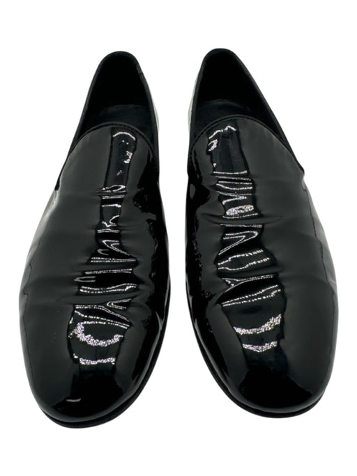 Gucci Shoe Size 40 Black Patent Leather round toe Flats Black / 40