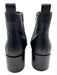 Everlane Shoe Size 10.5 Black Grained Leather Pointed Toe Midi Block Heel Boots Black / 10.5