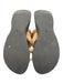 Staud Shoe Size 10 Beige & Black Leather Shearling 2 Strap Platform Sandals Beige & Black / 10