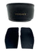 Versace Brown & Black Acetate Tortoiseshell Shield Logo Sunglasses Brown & Black