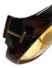 Tom Ford Brown & Yellow Acetate Tortoiseshell Shield Oversized Sunglasses Brown & Yellow