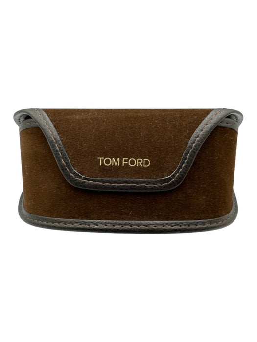 Tom Ford Brown & Yellow Acetate Tortoiseshell Shield Oversized Sunglasses Brown & Yellow