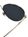 Givenchy Gold Tone & Black Metal Tinted Lens Bezel Round Sunglasses Gold Tone & Black