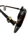 Fendi Brown Acetate Tortoiseshell Square Gradient Lens Logo Side Sunglasses Brown