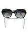 Fendi Brown Acetate Tortoiseshell Square Gradient Lens Logo Side Sunglasses Brown