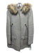 J Crew Size 0 Gray Wool Blend Zip Peacoat Zip Pocket Coat Gray / 0