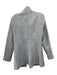 Vici Size M Gray & White Polyester Heathered Knit Open Front Coat Gray & White / M