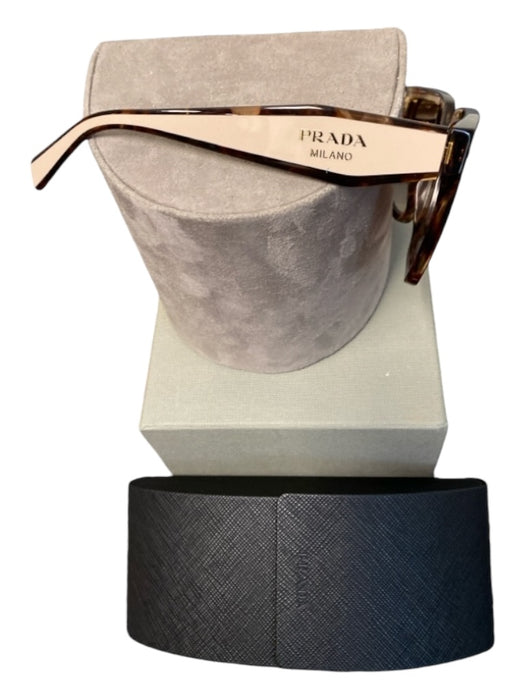 Prada Tortoise brown Acetate Oversized Square Sunglasses Tortoise brown