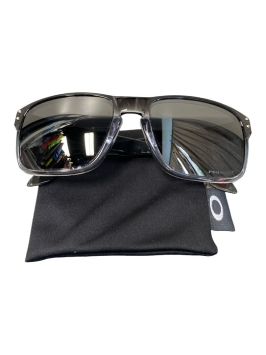 Oakley Holbrook Dark Gray & Clear Acetate Gradient Lens Sunglasses Dark Gray & Clear