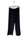 Natori Size Medium Black Polyester Elastic Waist Drawstring Straight Leg Pants Black / Medium