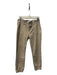 Paige Size 29 Tan Cotton Blend Mid Rise 4 Pocket Zip Fly Elastic Ankle Pants Tan / 29