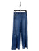 Spanx Size M Blue Cotton Blend Stretch Pull On Faux front pockets Jeans Blue / M