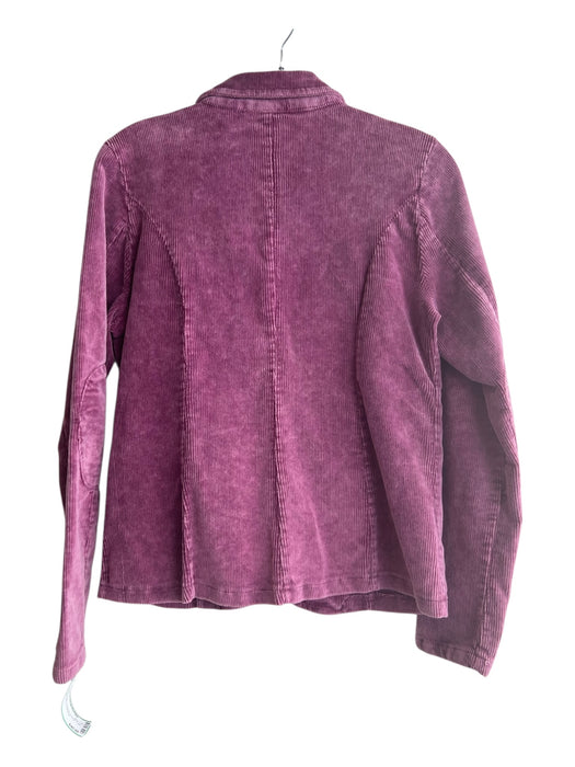 Baci Size M Purple Cotton Corduroy 2 button Front Pockets Blazer Jacket Purple / M